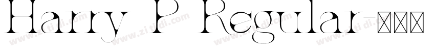 Harry P Regular字体转换